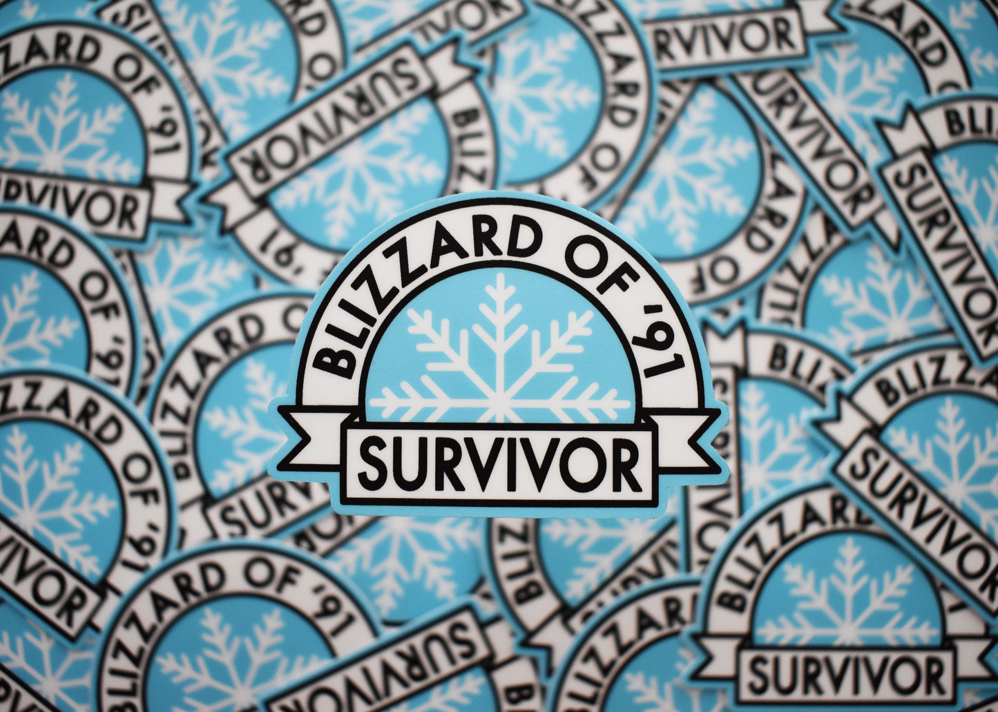 Blizzard of '91 Survivor Sticker