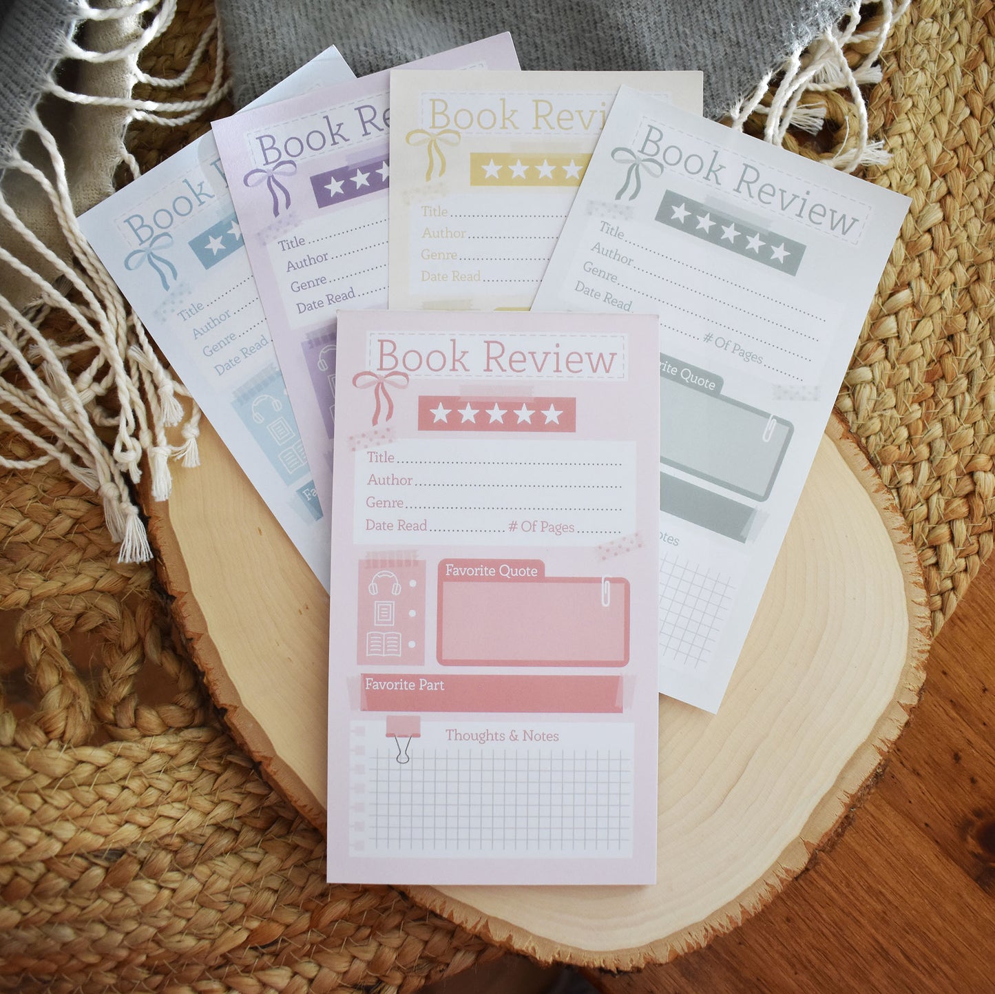 Book Review Notepad - Scrapbook