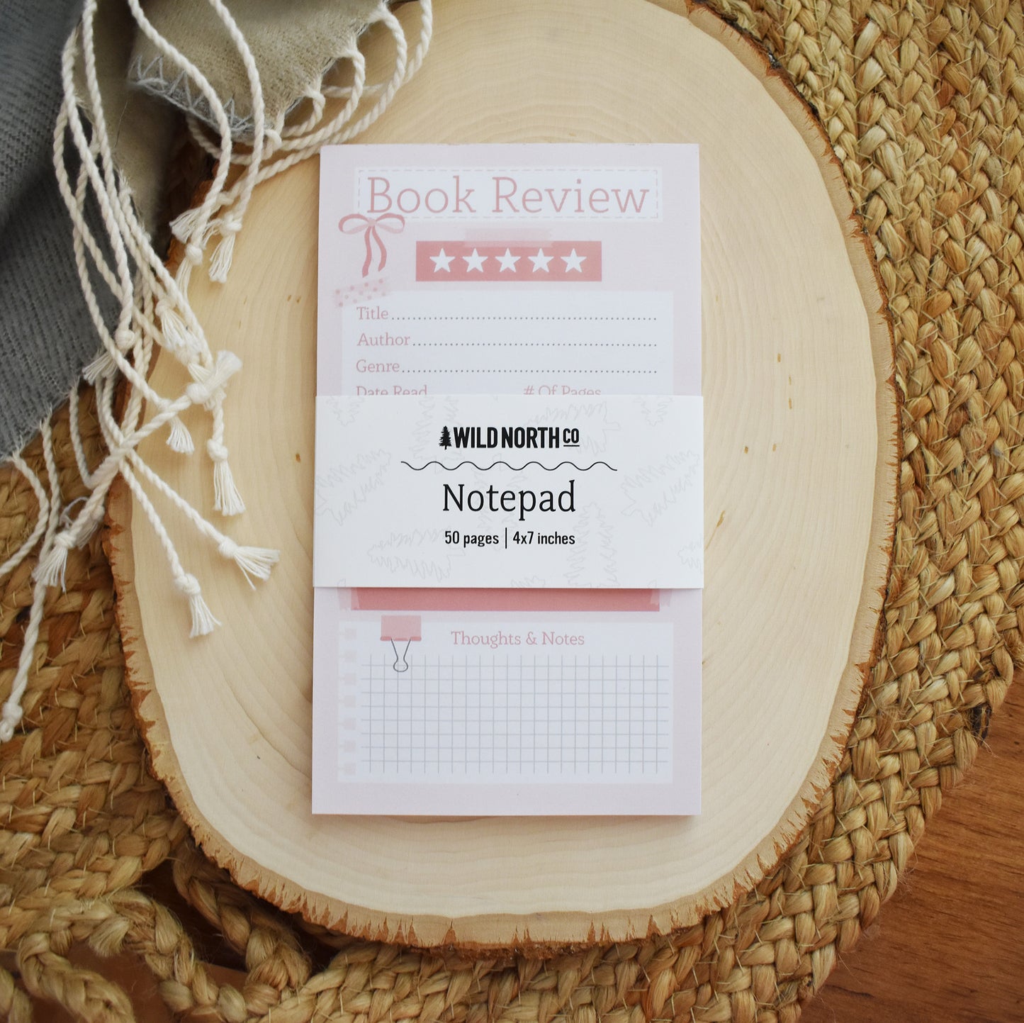 Book Review Notepad - Scrapbook
