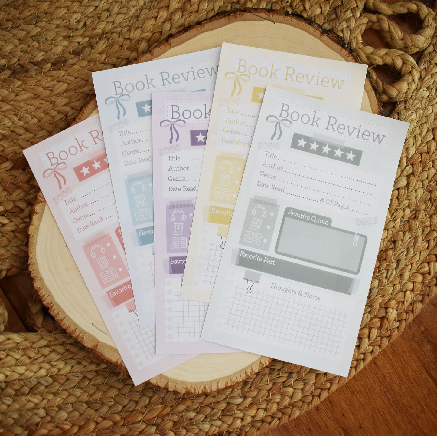 Book Review Notepad - Scrapbook