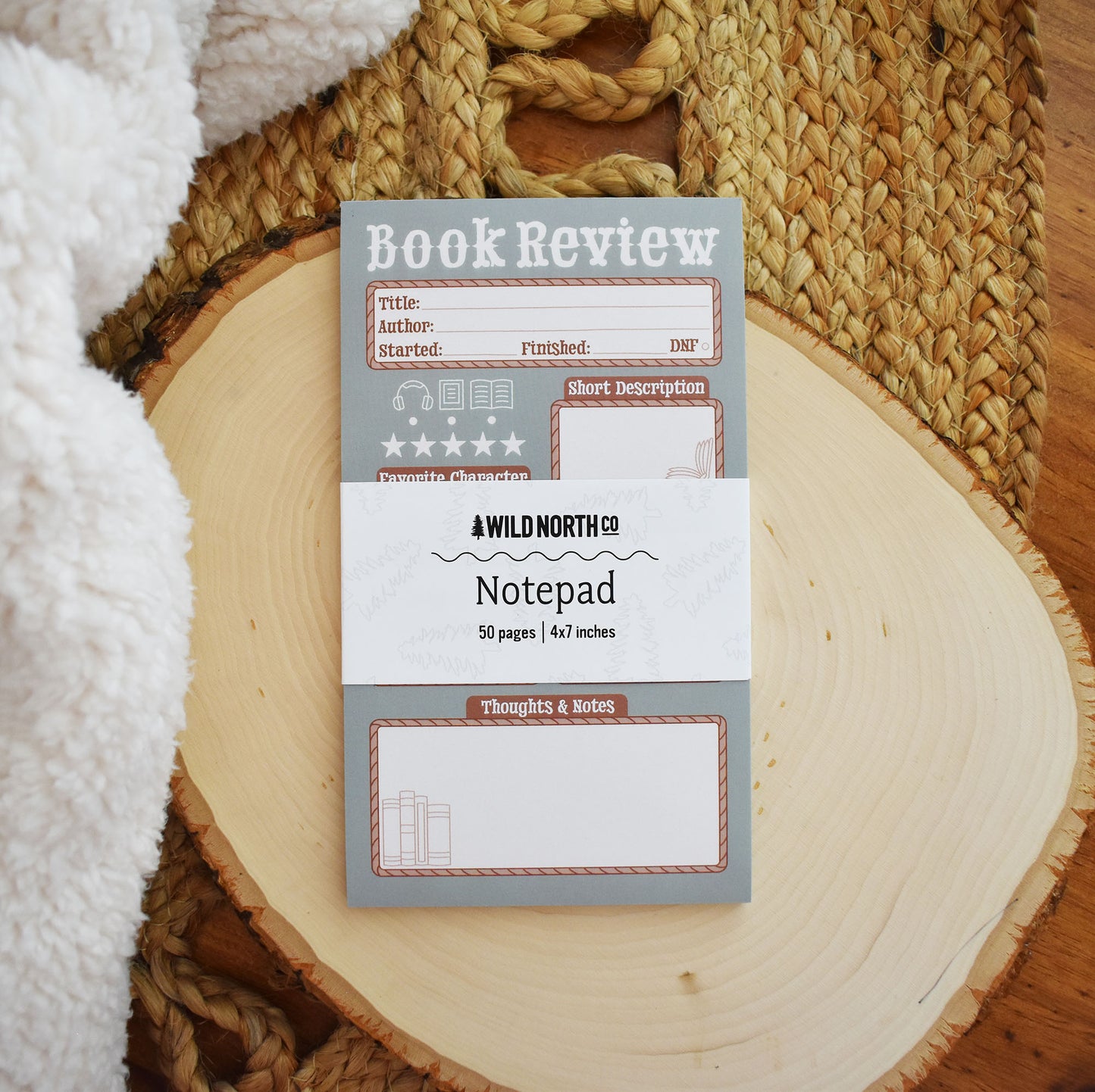 Book Review Notepad - Western