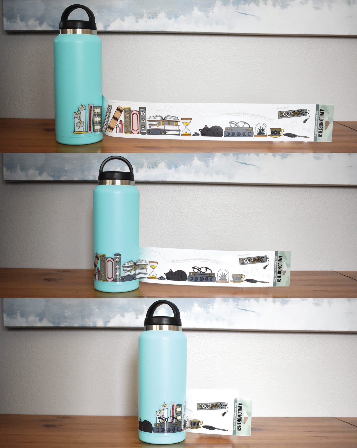 Bookshelf Sticker Wrap