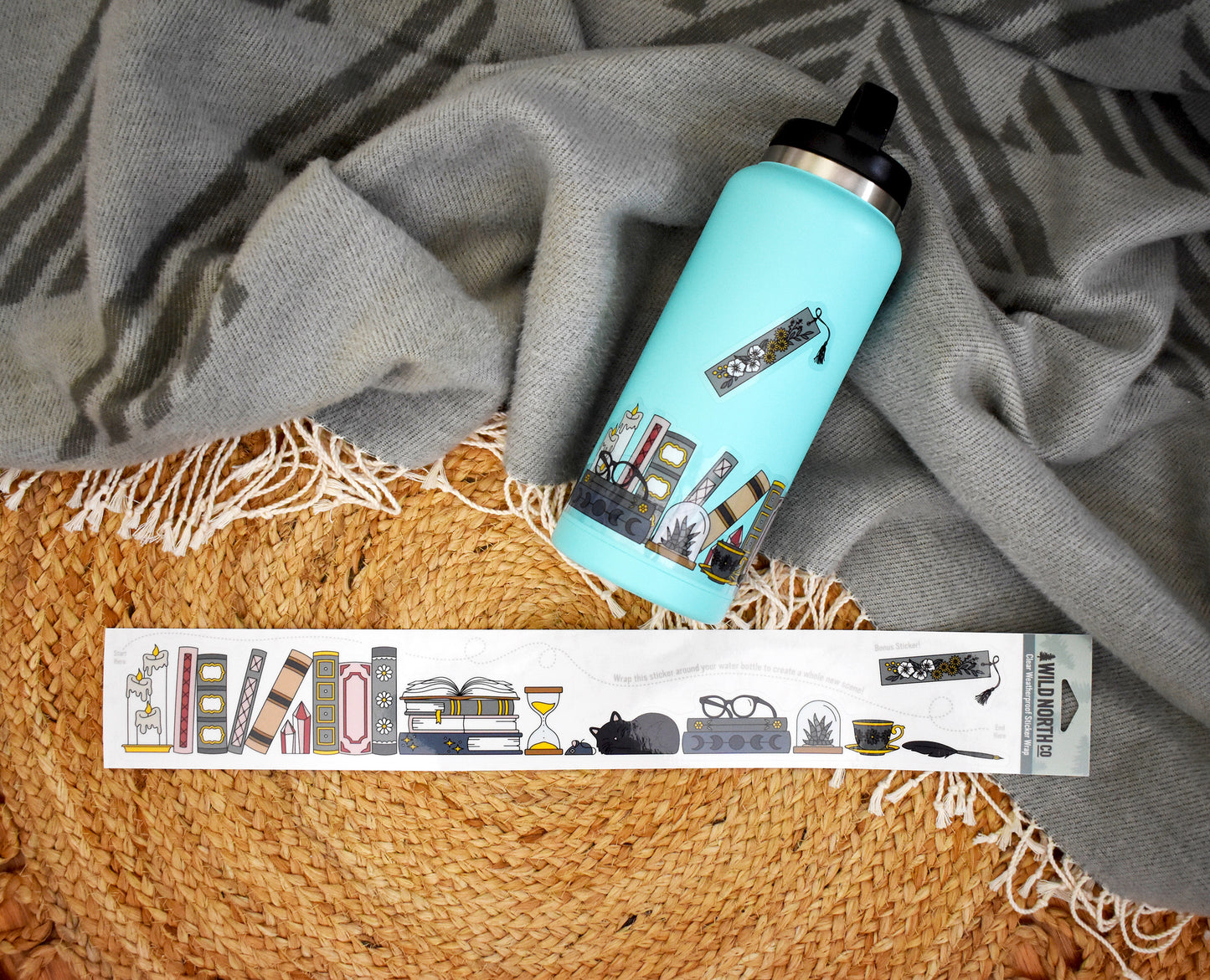 Bookshelf Sticker Wrap