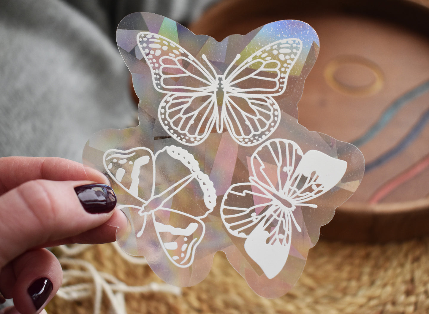 Butterflies Sun Catcher Window Decal