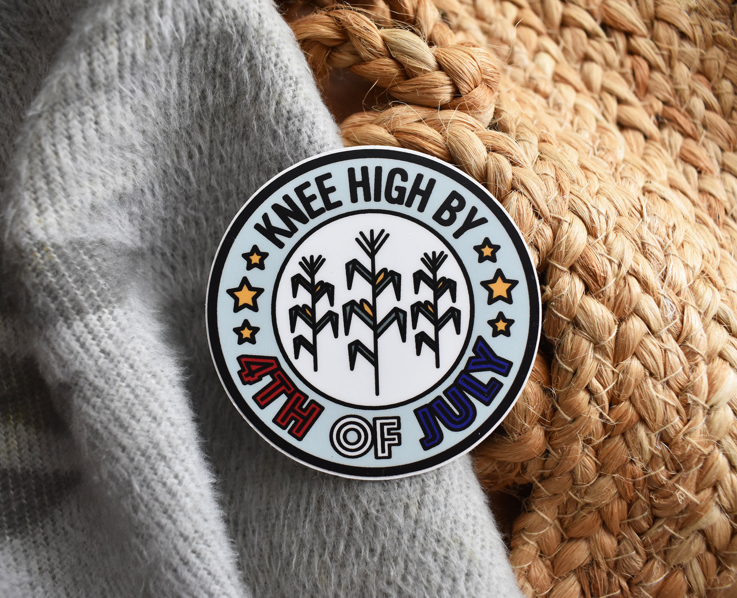 Knee High By 4th Of July Sticker