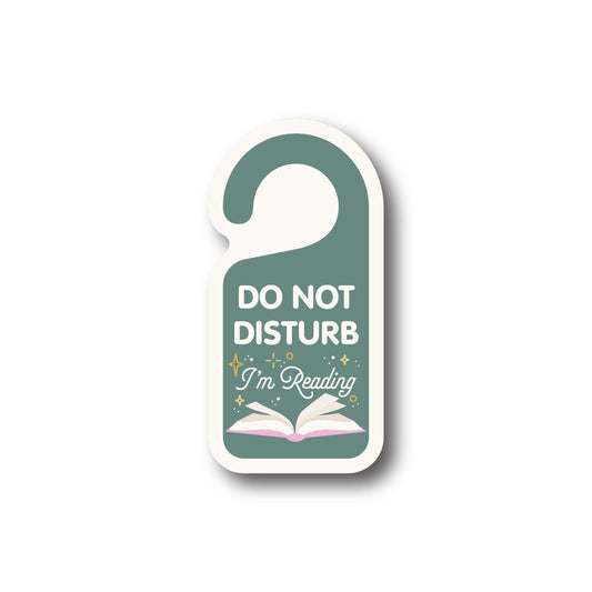 Do Not Disturb Reading Sticker