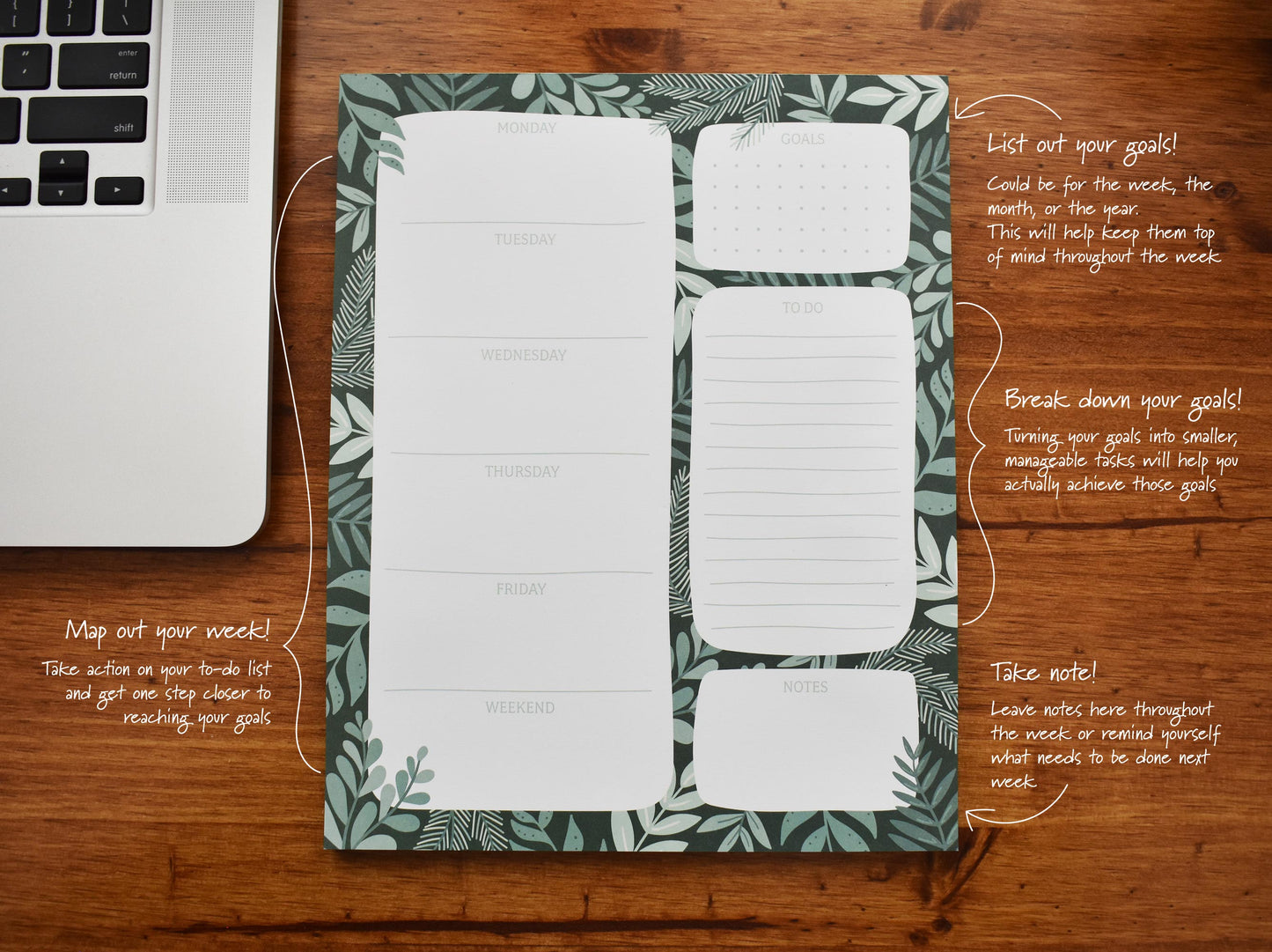 Forest Calendar Notepad