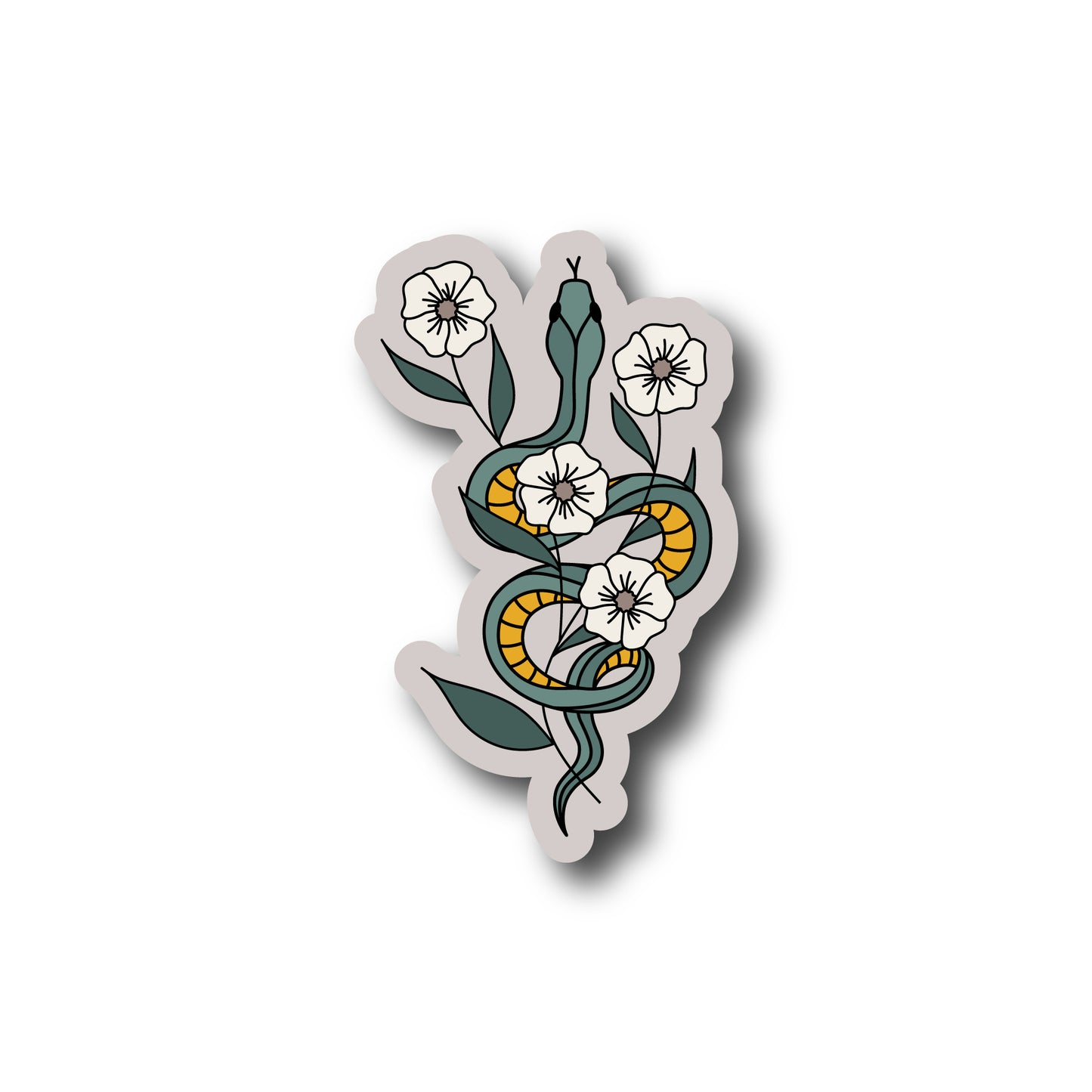Garter Snake Sticker