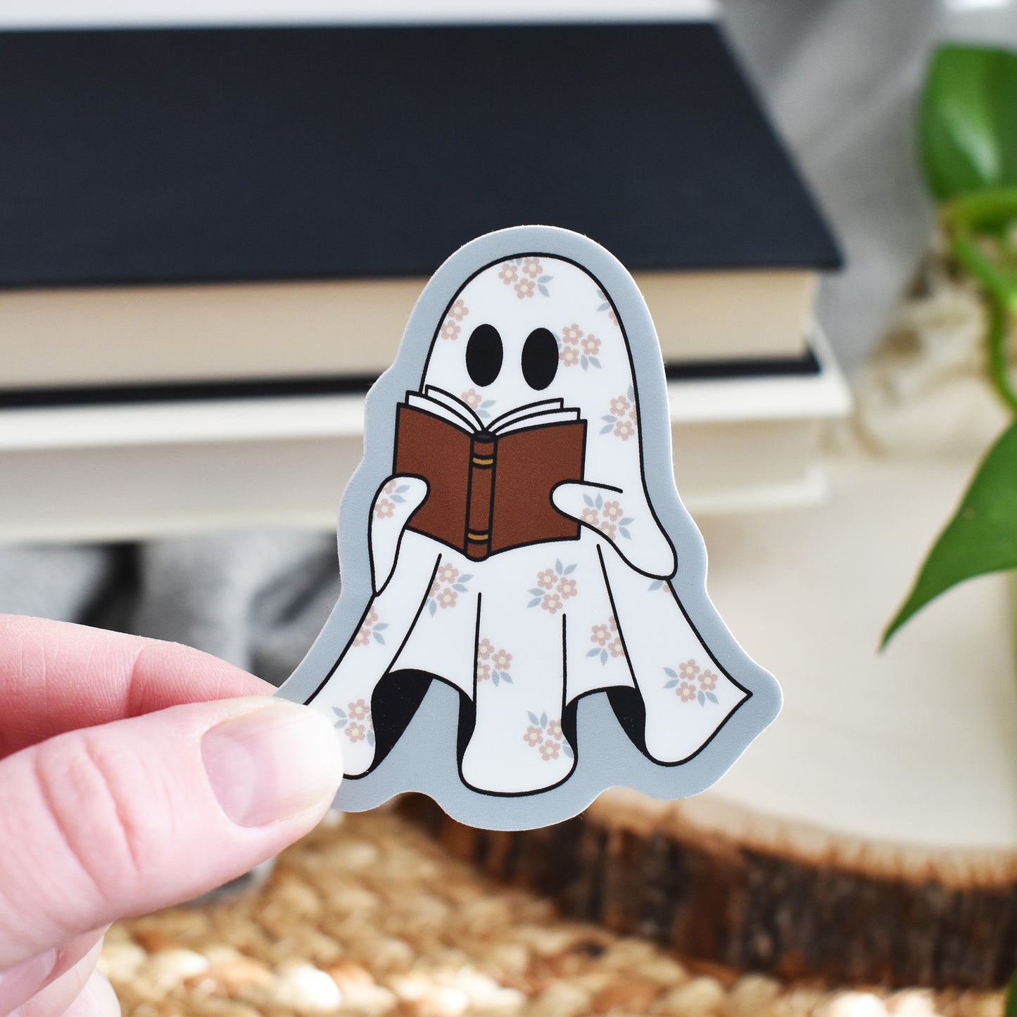 Ghost Reading Sticker