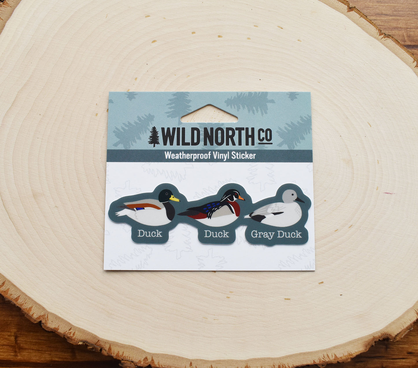 Duck Duck Gray Duck Sticker