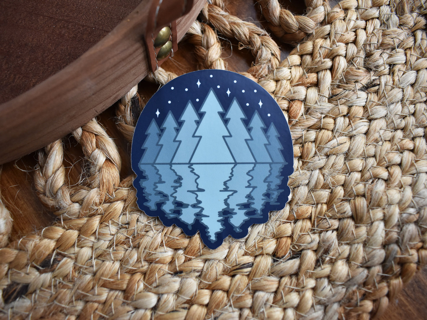 Lake Reflection Sticker