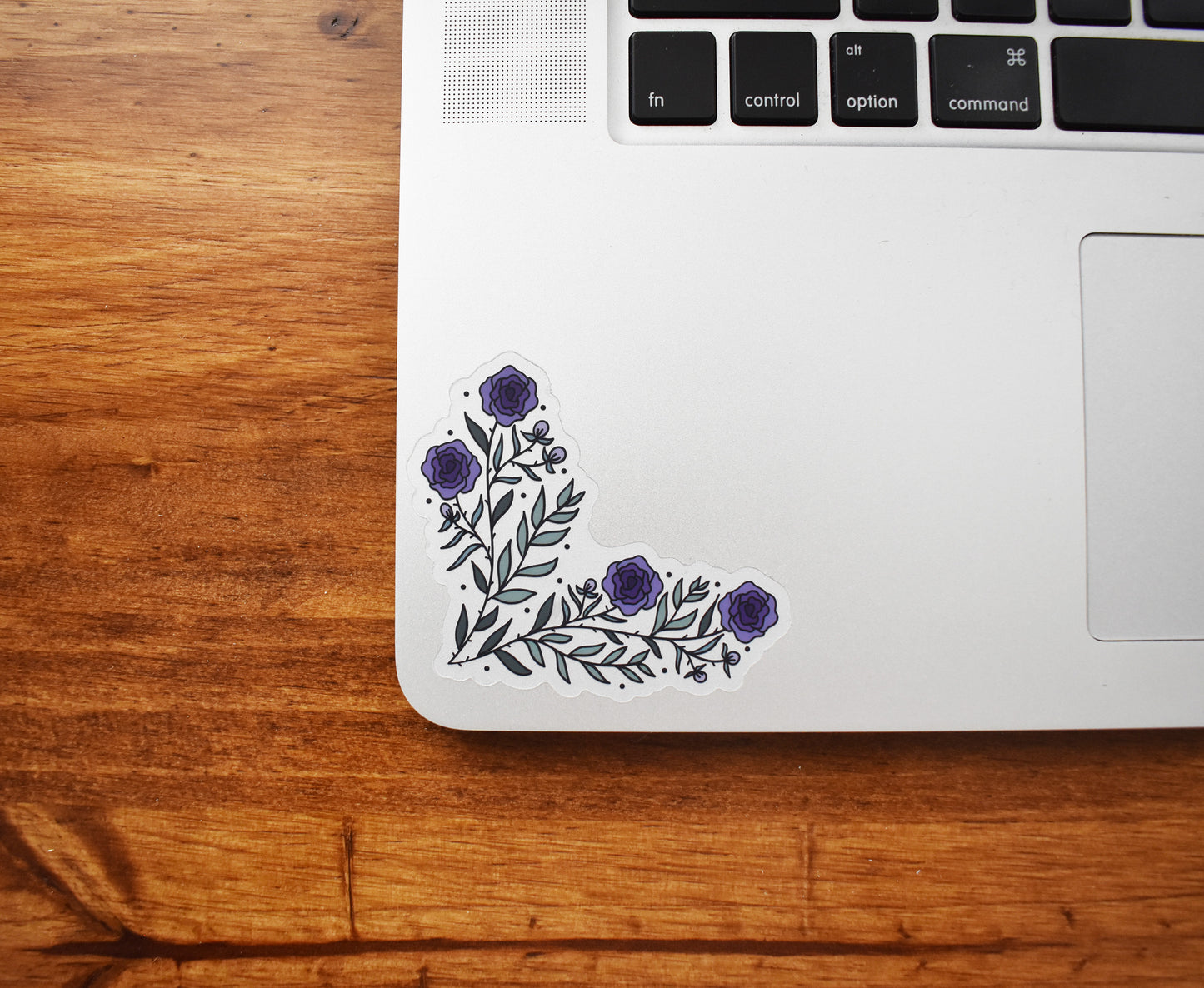 Midnight Roses Sticker Clear