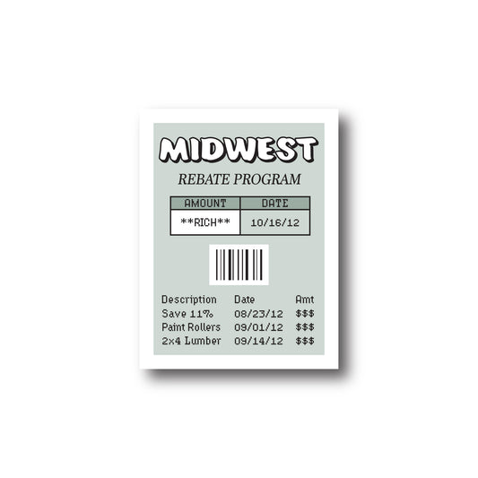 Midwest Rich Sticker