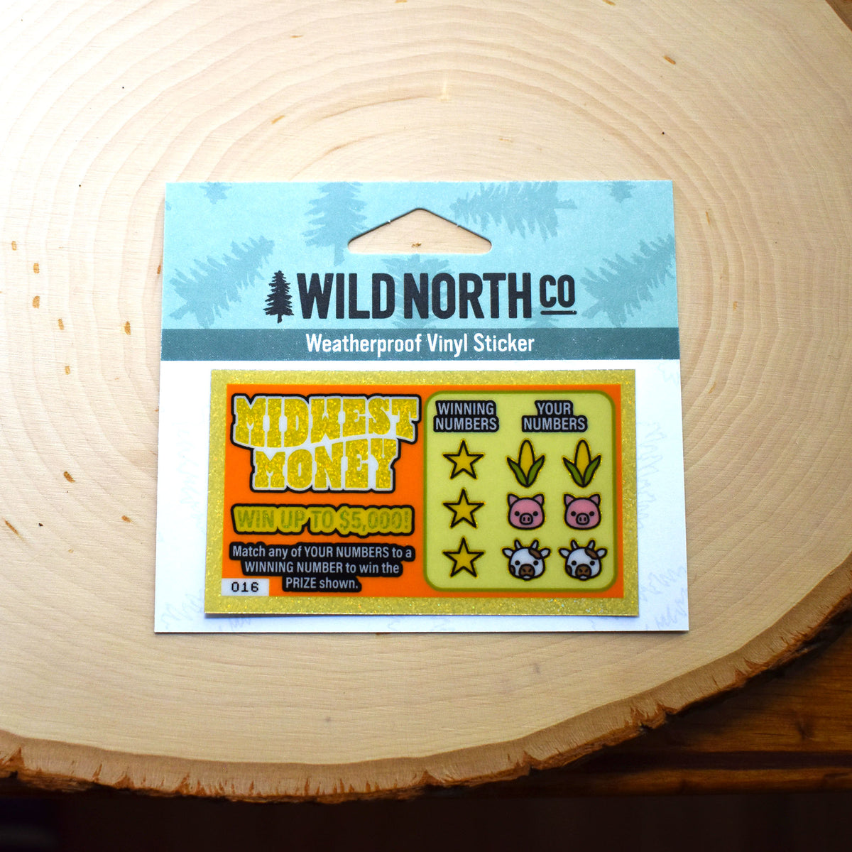 Midwest Money Scratch Off Sticker