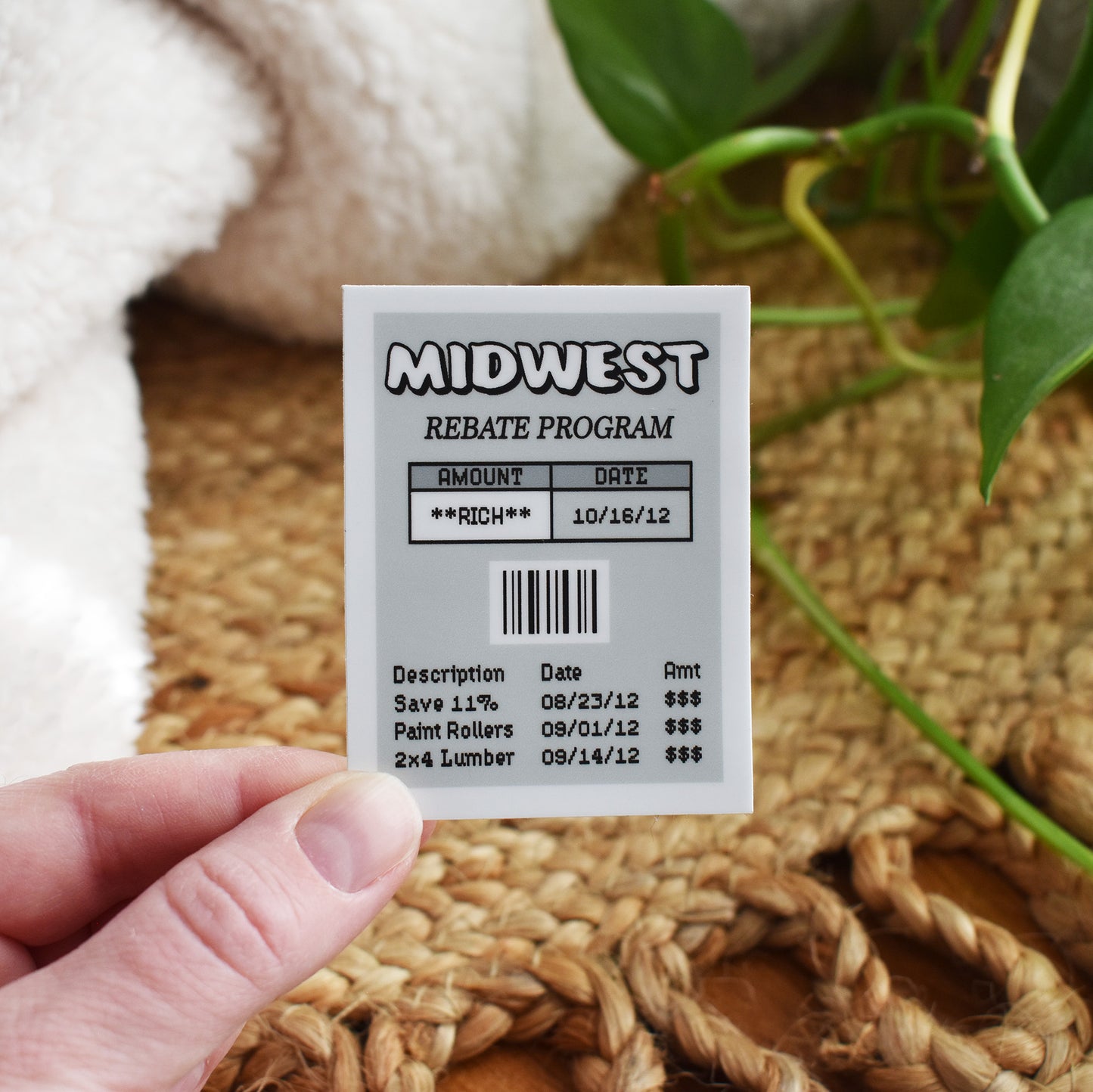 Midwest Rich Sticker