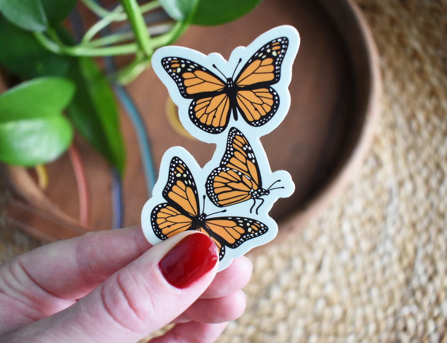 Monarch Trio Sticker