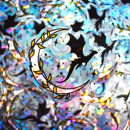 Moon Dragon Sticker