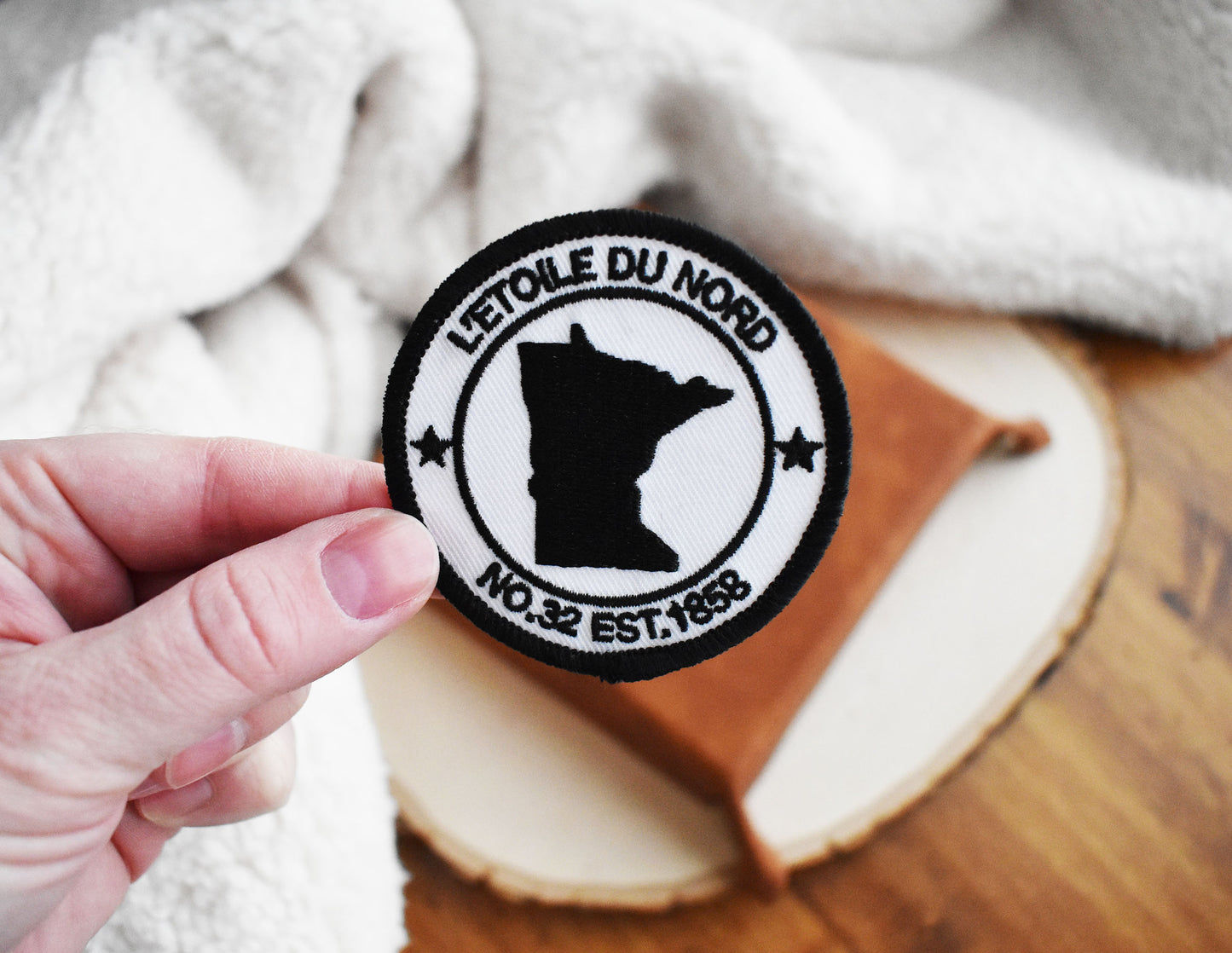 North Star State Iron On Patch
