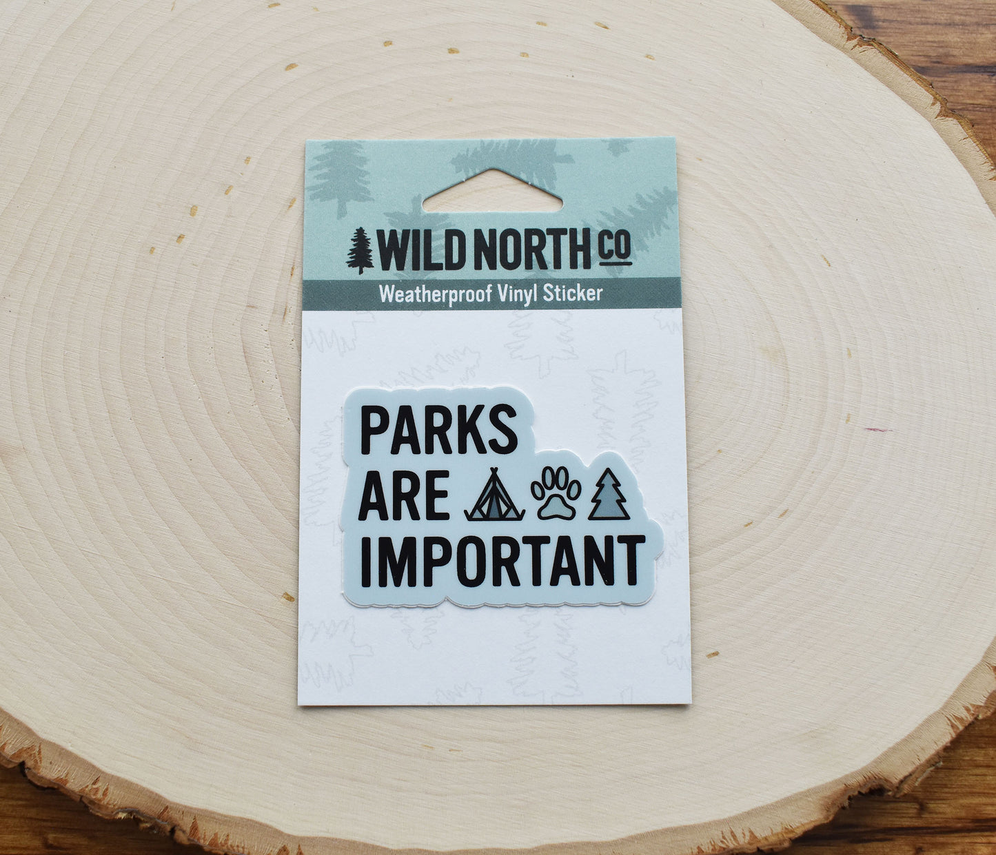 Parks Are Important Sticker