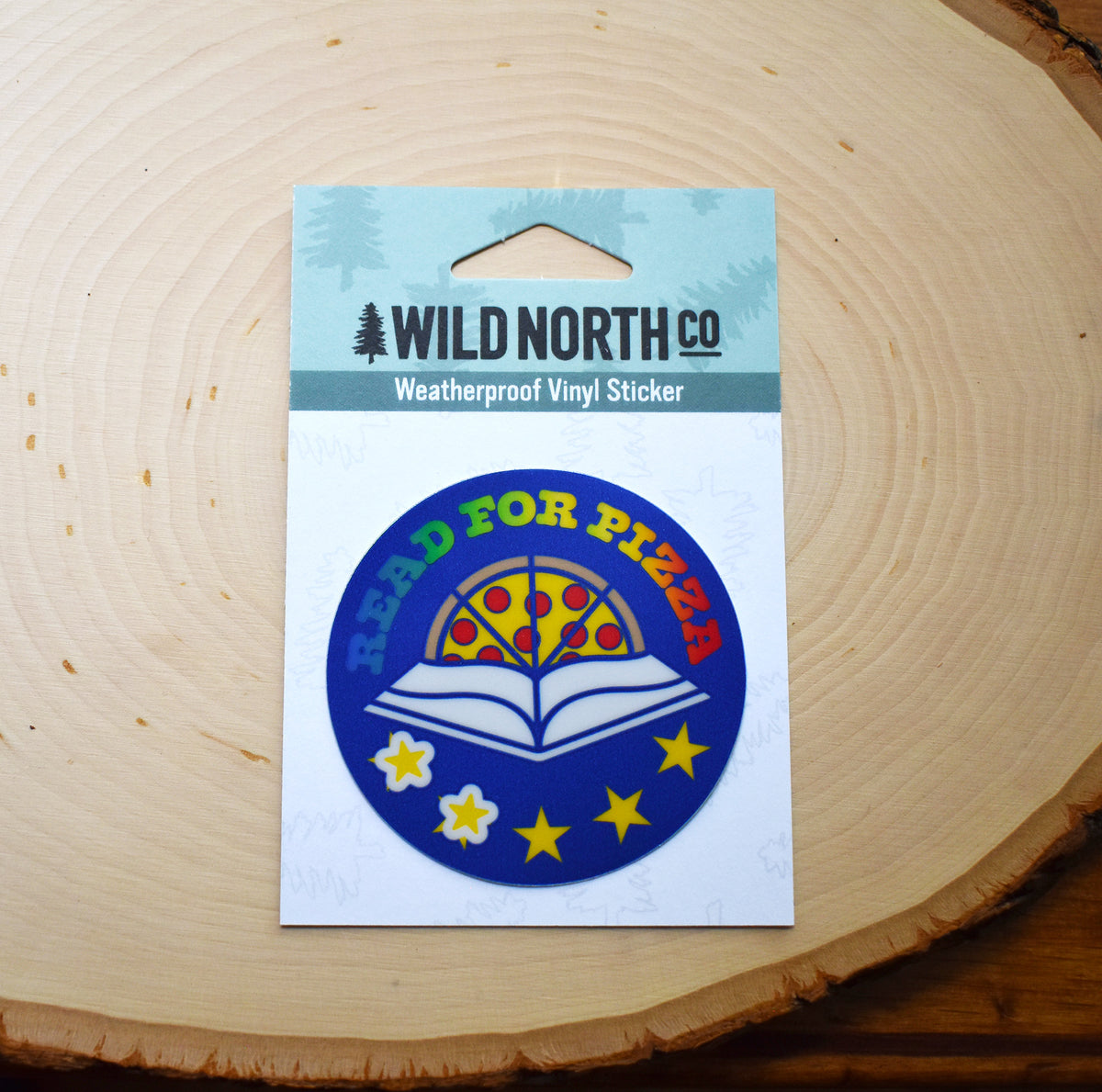 Read For Pizza Sticker