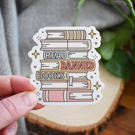 Read Banned Books Sticker