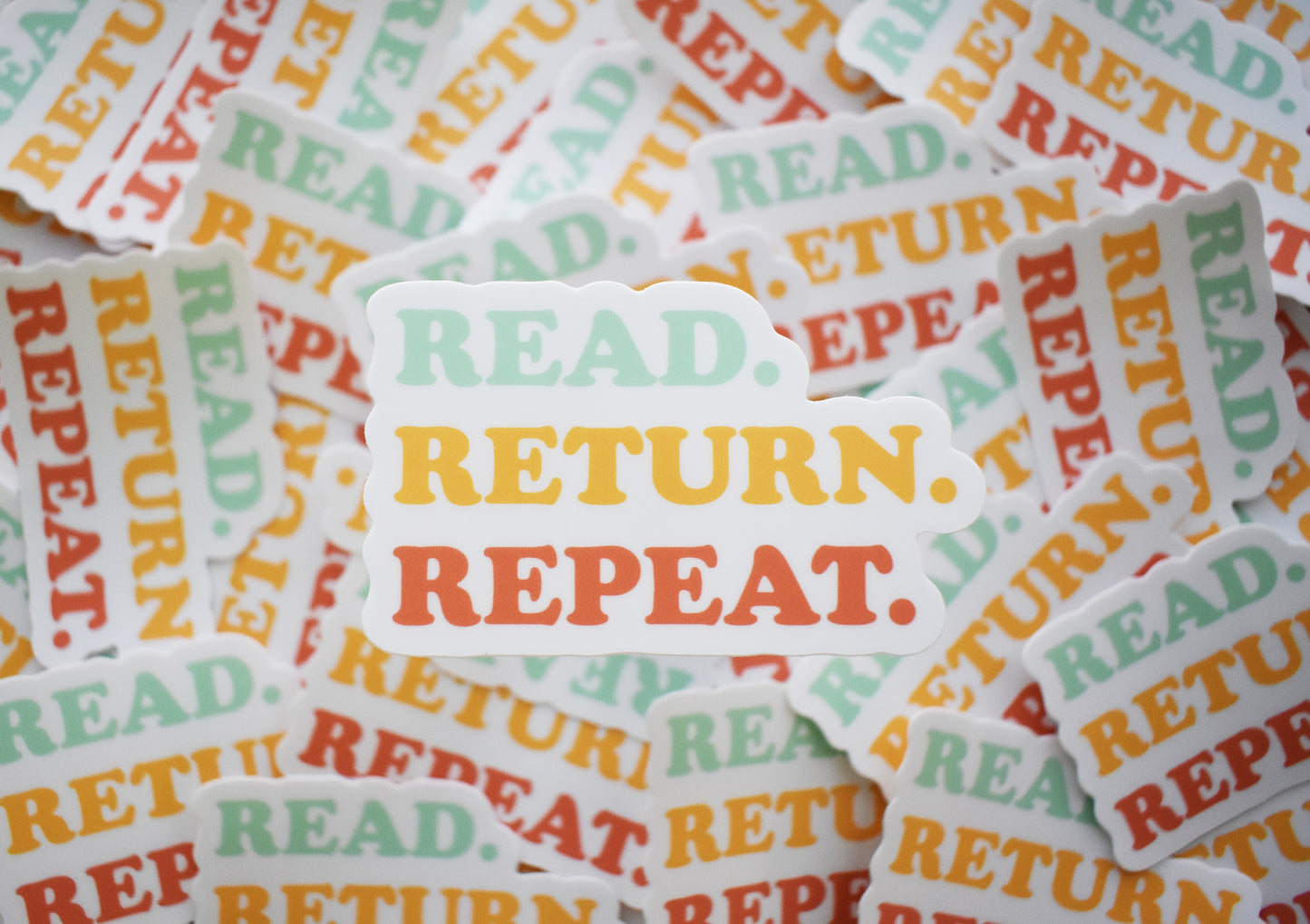 Read Return Repeat Sticker