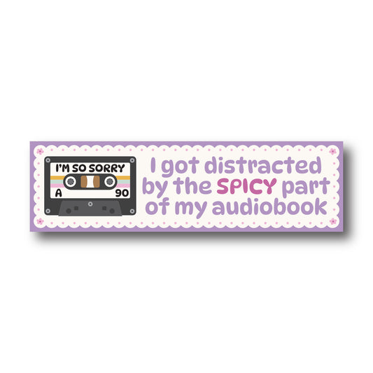 Spicy Audiobook Bumper Sticker