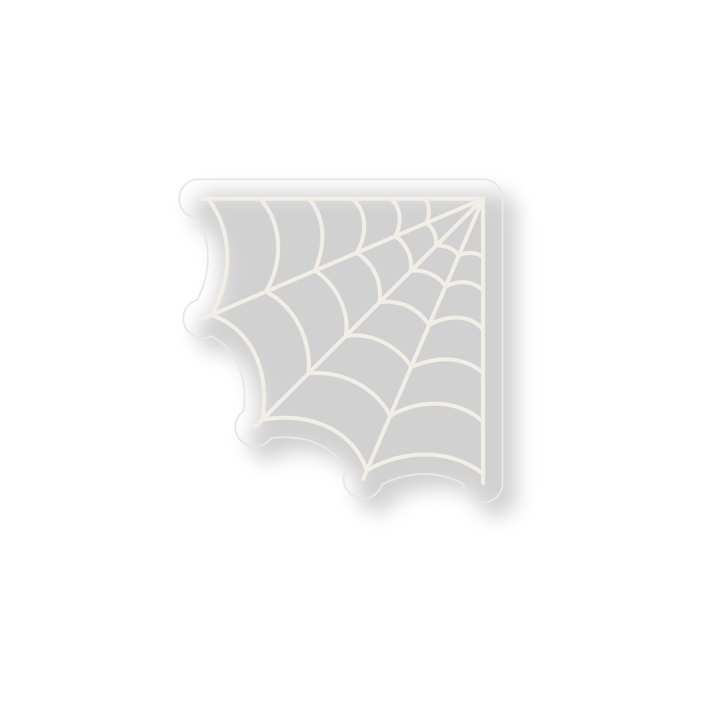 Spiderweb Sticker Clear