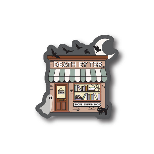 Spooky Bookstore Sticker