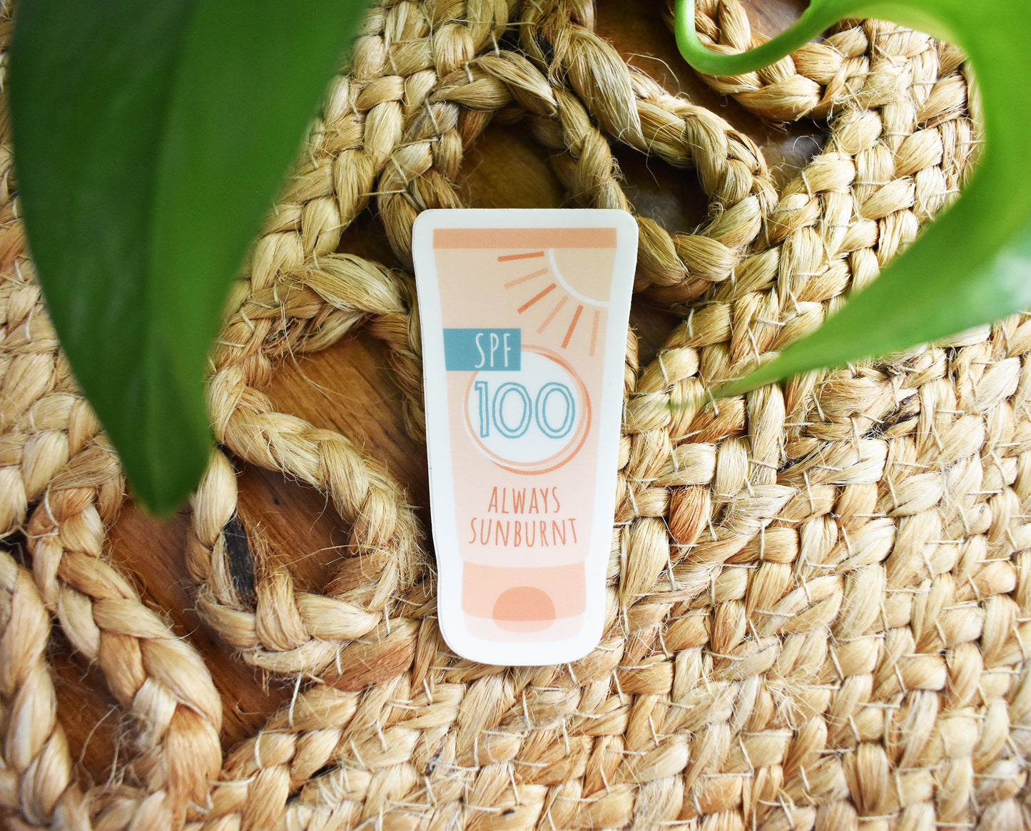 Sunscreen Bottle Sticker