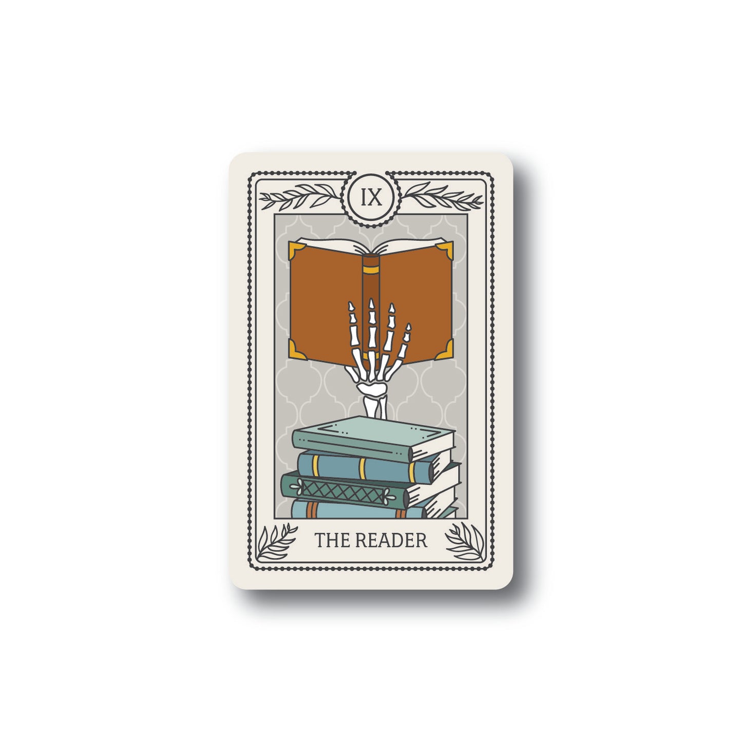 The Reader Tarot Card Sticker