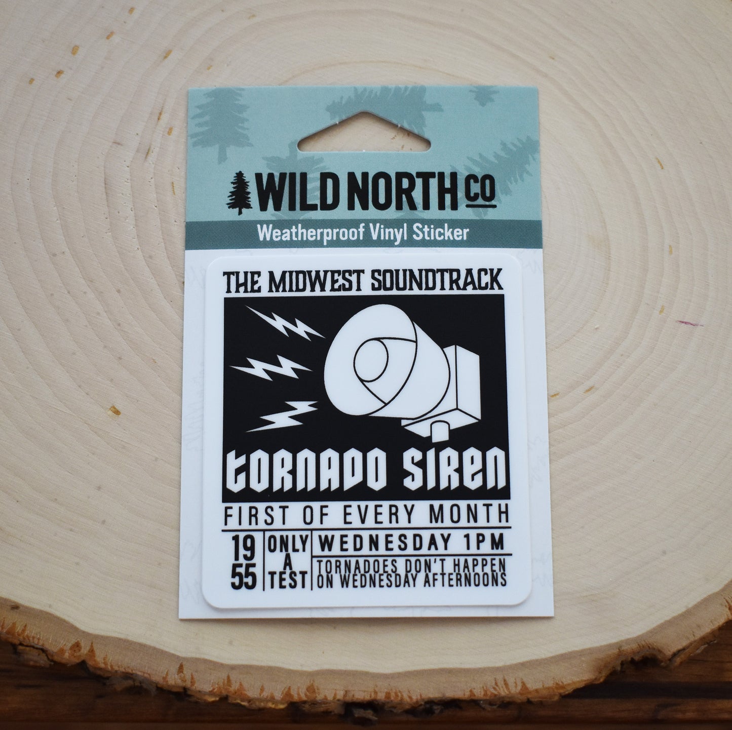 Tornado Siren Sticker