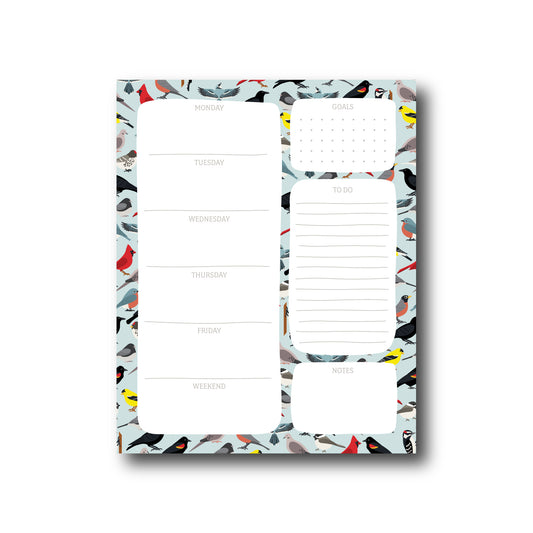 Total Bird Nerd Calendar Notepad