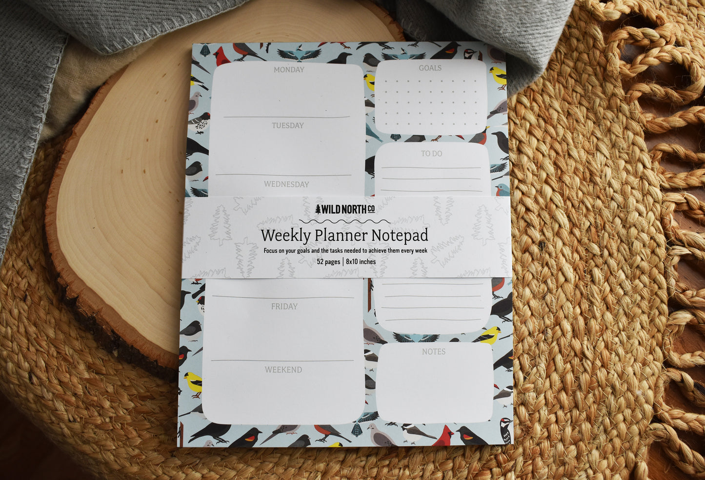 Total Bird Nerd Calendar Notepad