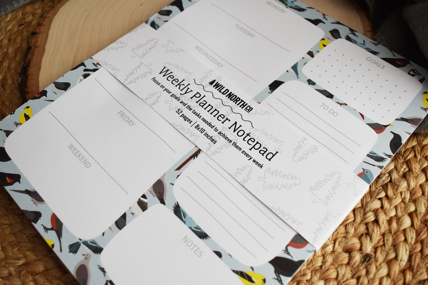 Total Bird Nerd Calendar Notepad