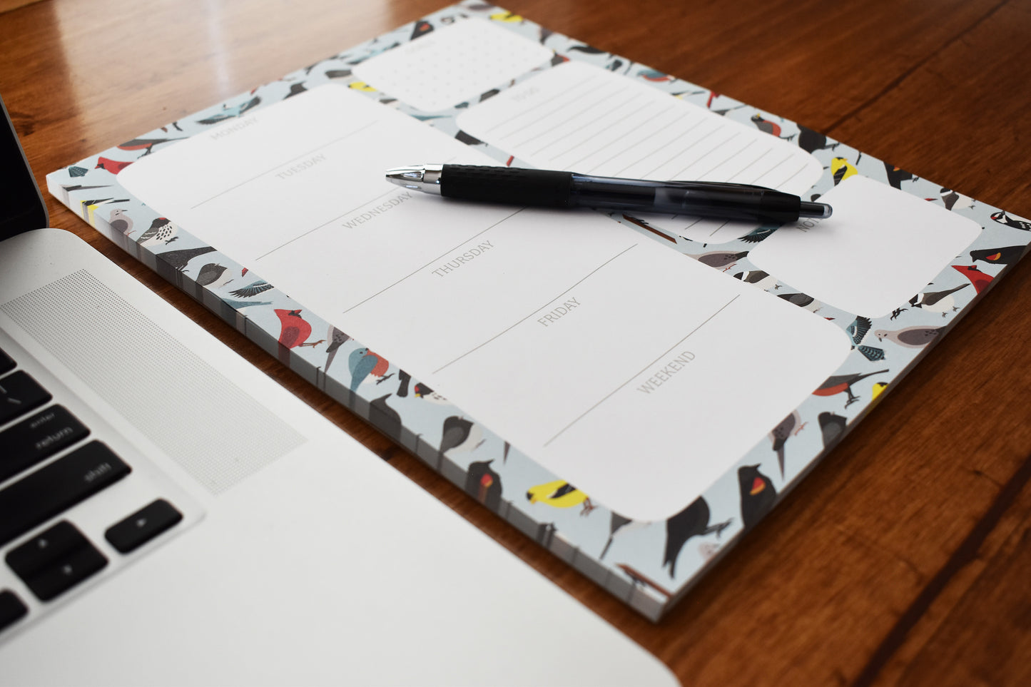 Total Bird Nerd Calendar Notepad
