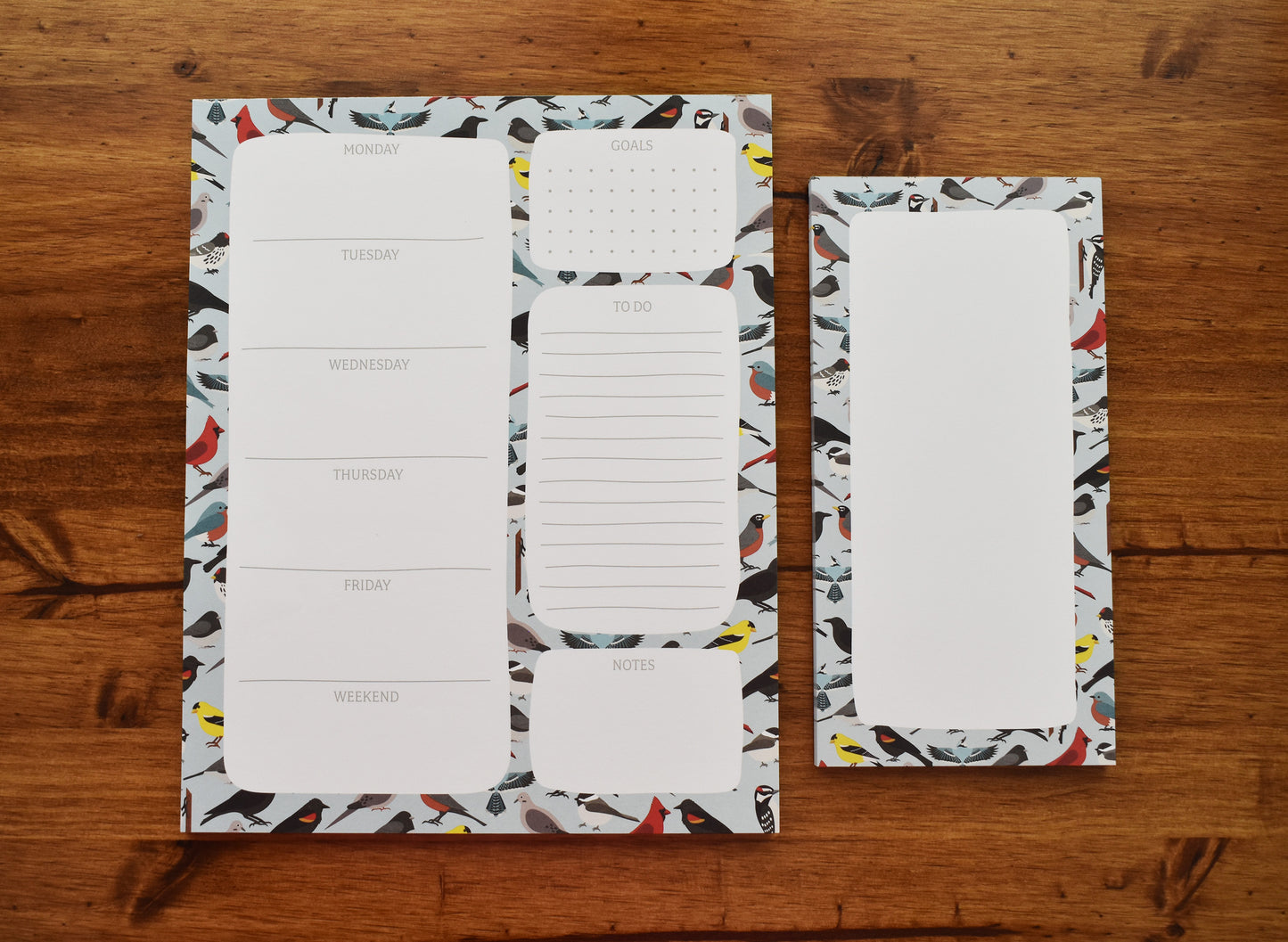 Total Bird Nerd Calendar Notepad