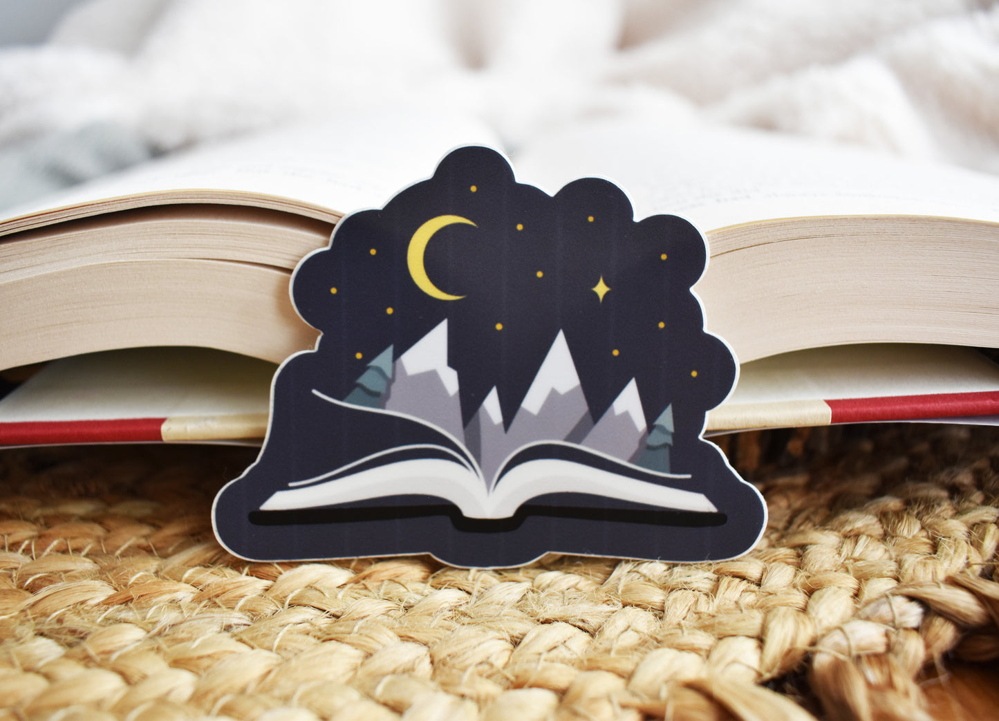 Open Book Sticker