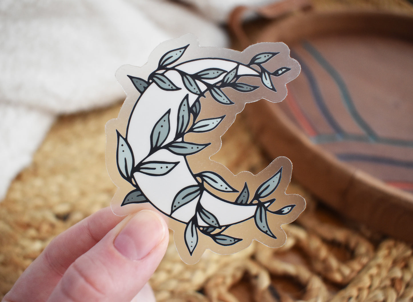 Vine Moon Sticker Clear