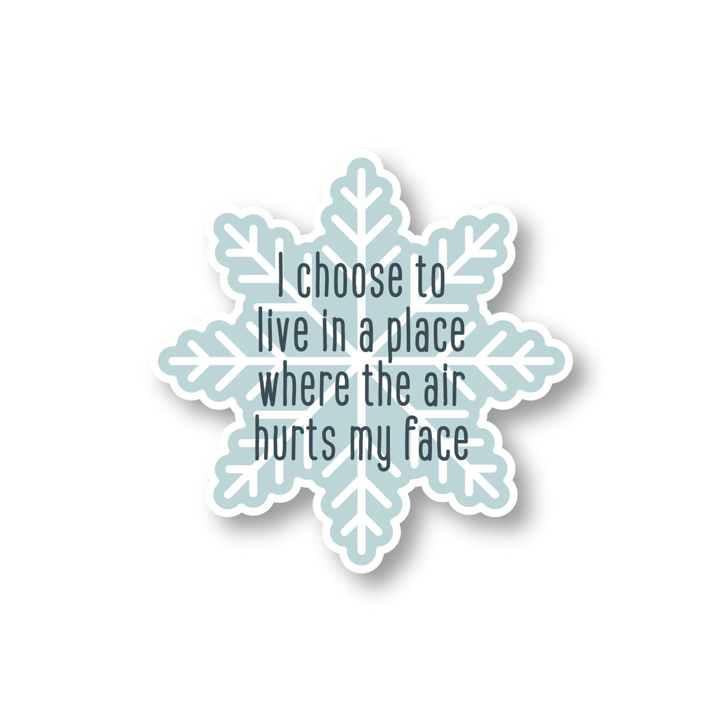 Snowflake Sticker