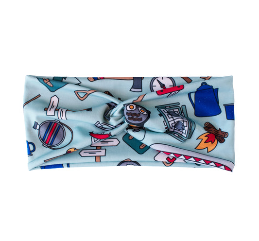 Camping Gear Headband - Large Print
