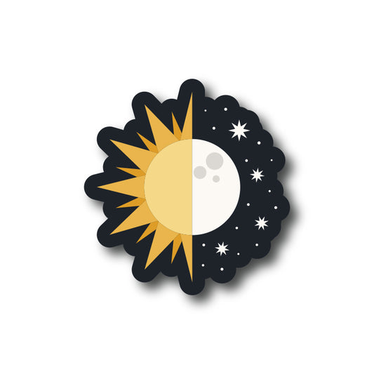 Night And Day Sticker