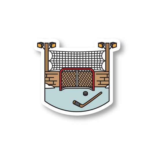 Hockey Rink Sticker
