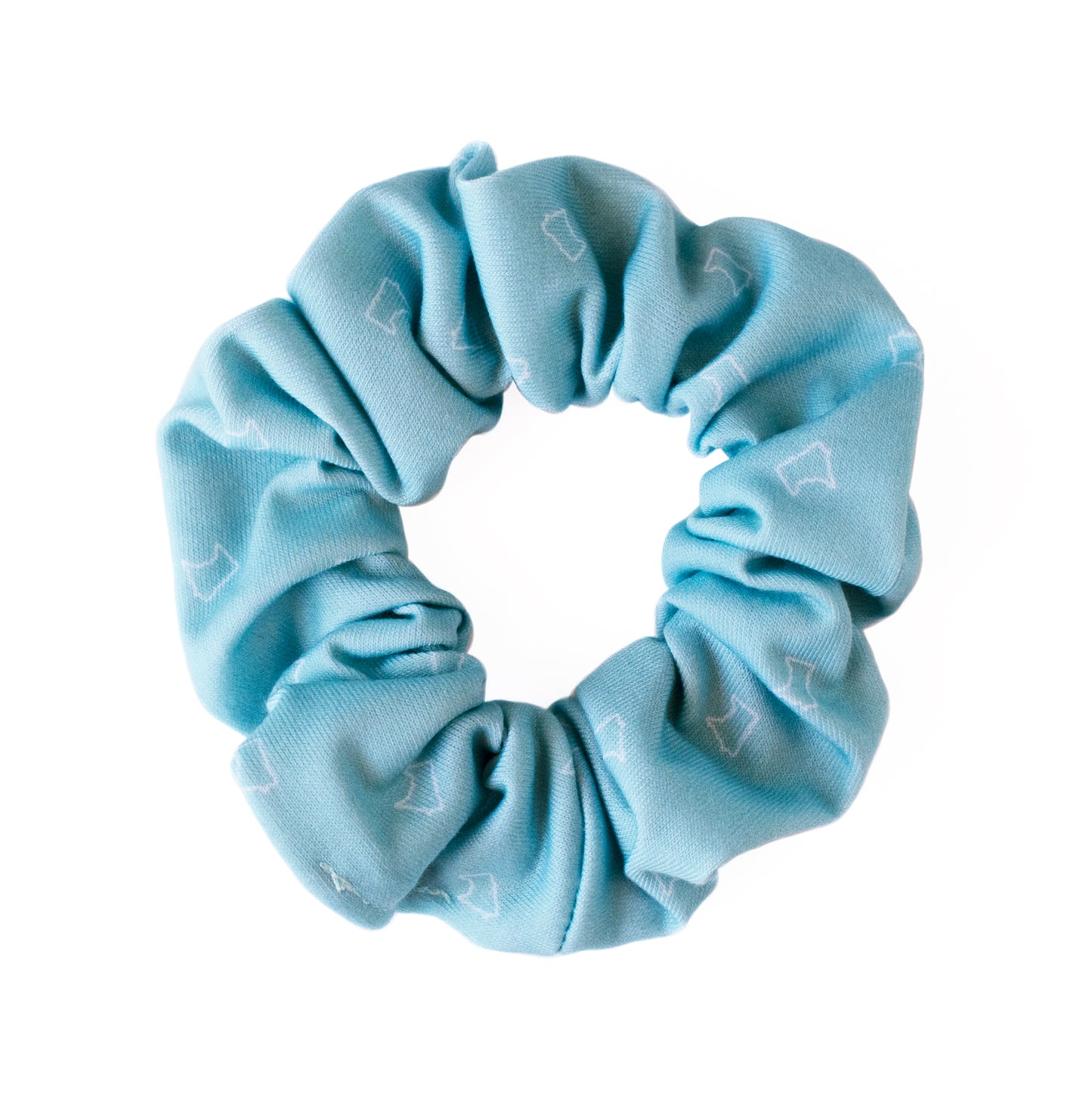 MN Light Blue Scrunchie