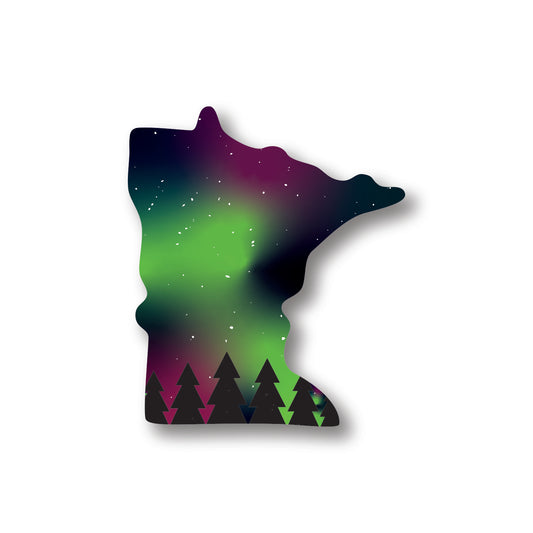 MN Northern Lights Sticker