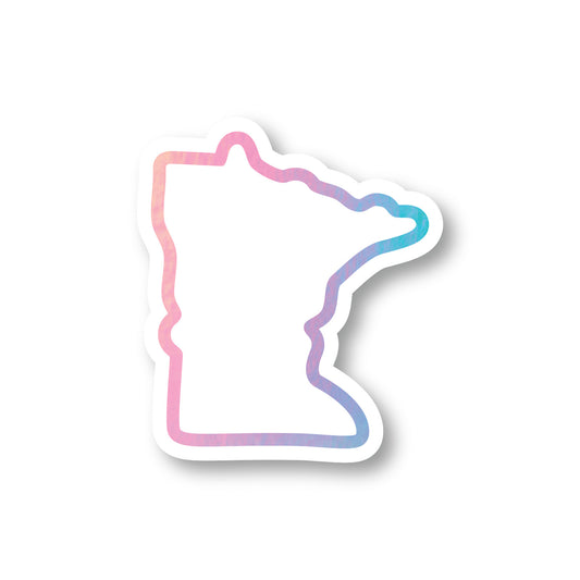 Minnesota Holographic Sticker