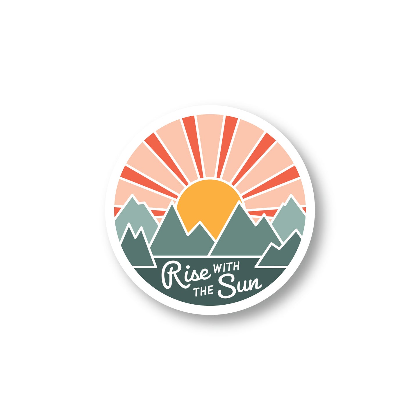Rise With The Sun Sticker