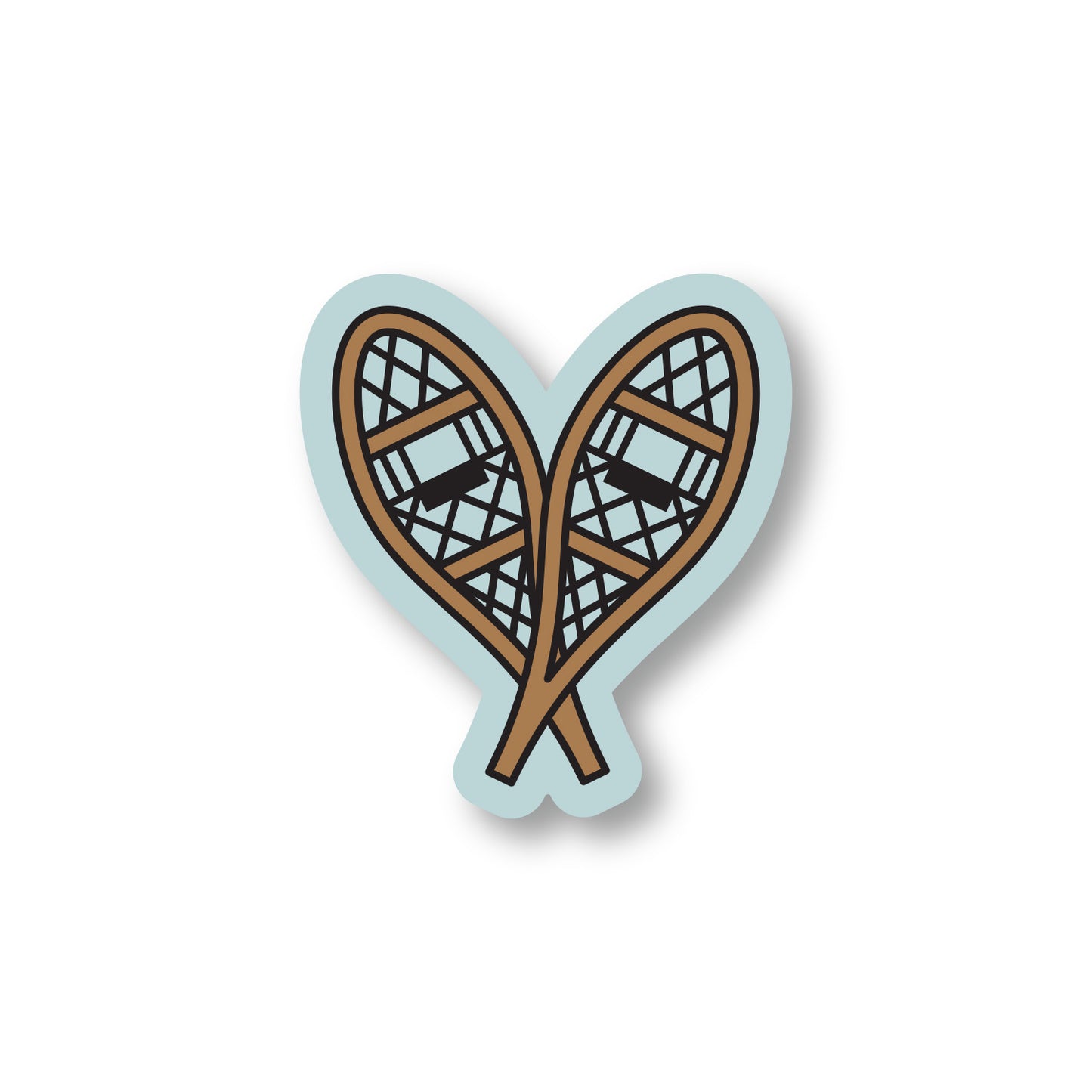 Snowshoes Sticker