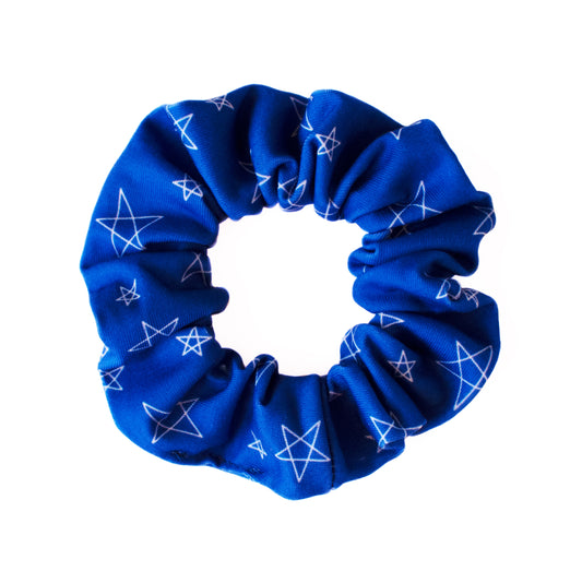 Stars Scrunchie Blue