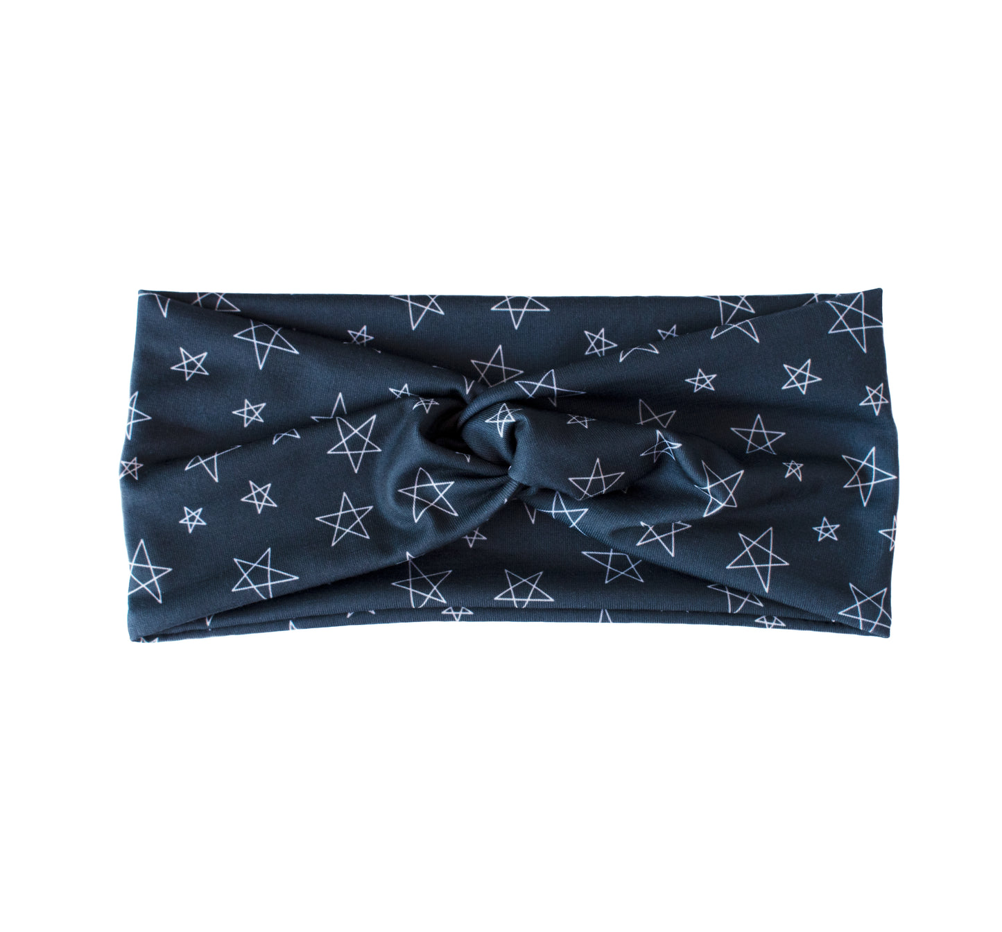 Stars Headband Charcoal